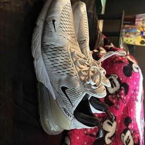 Nike Air Max 270 White and Black Sneakers